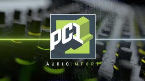 vídeo institucional PC1 Audio import