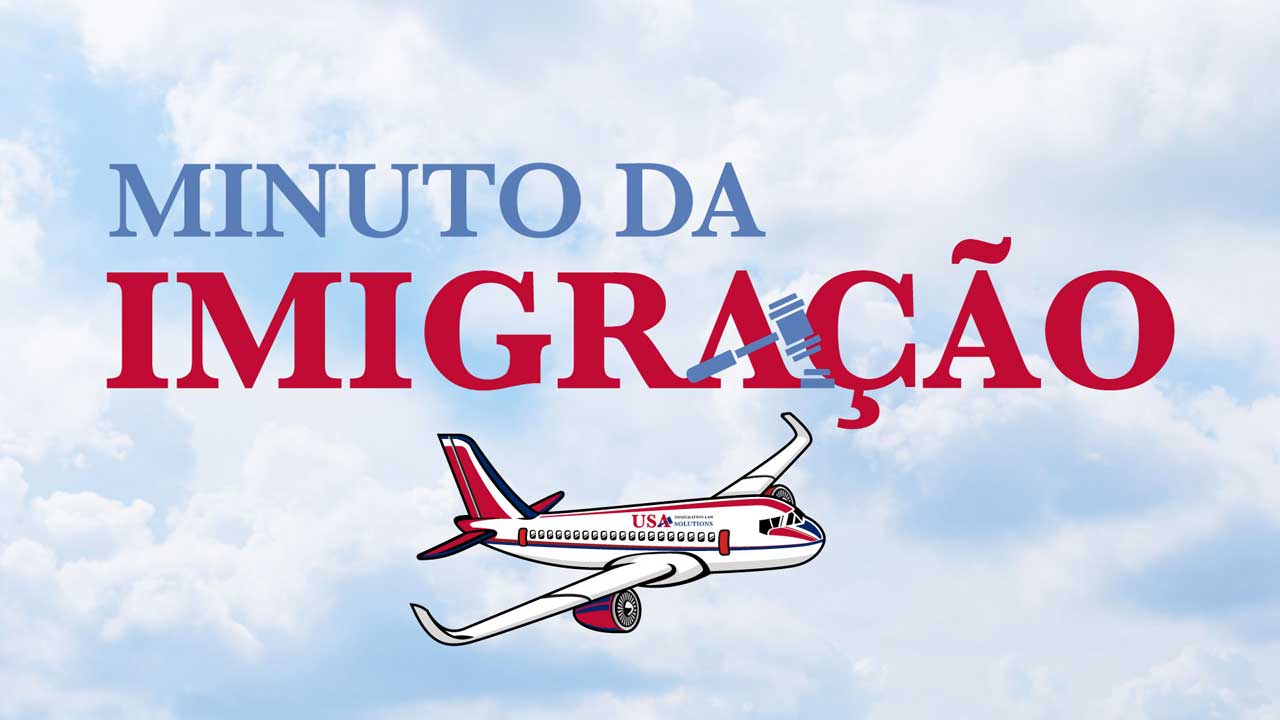 Vinheta ou intro e videografismo Minuto da Imigração